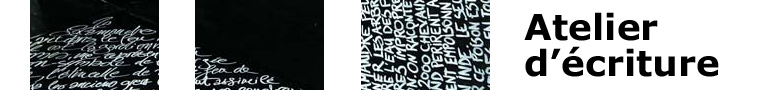 Reprise des ateliers d’écriture