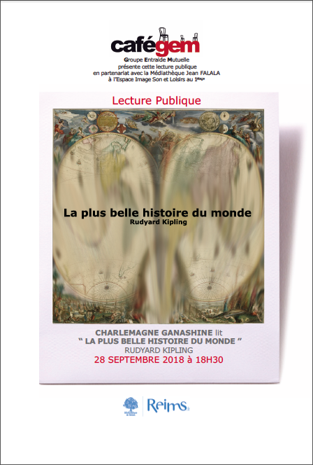Charlemagne Ganashine lit « La plus belle histoire du monde »