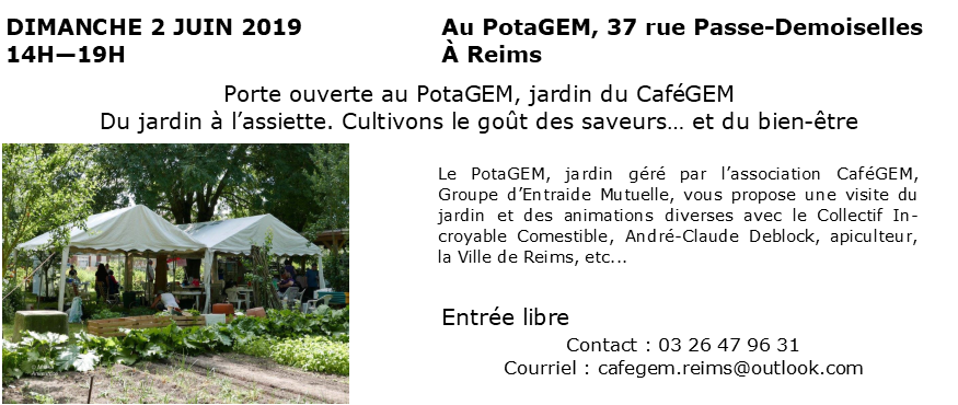 Porte ouverte au PotaGEM
