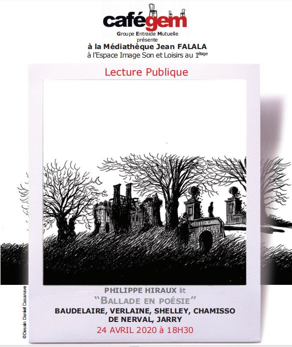 Baudelaire,Verlaine, Shelley, Chamisso, de Nerval, Jarry