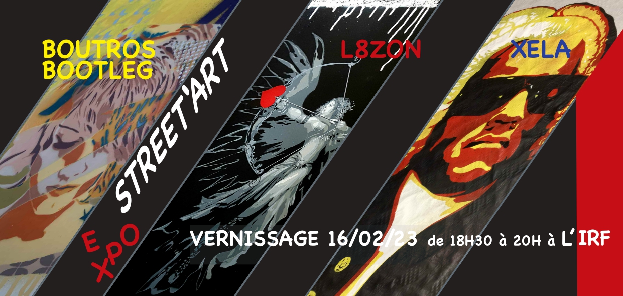 Exposition à l’Institut Régional de Formation de l’expo Street’Art
