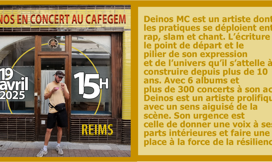 Deinos en concert au Cafegem