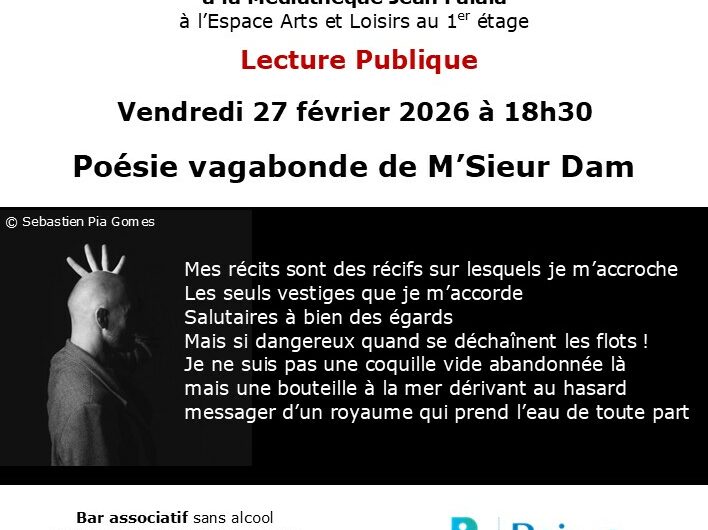 Lecture publique du vendredi 27 février